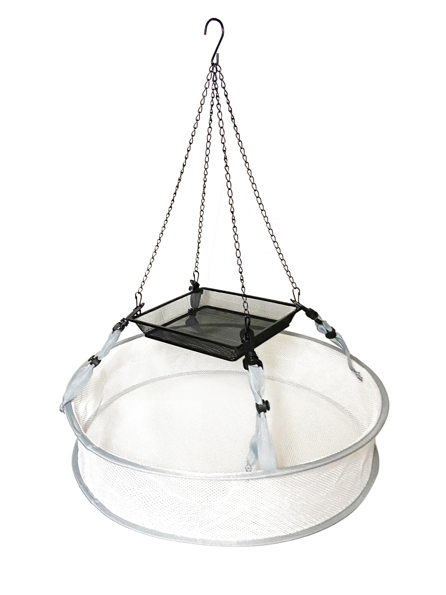 Seed / Shell Catcher for Bird Feeder Platform 18 x 18 x 5 inches Birdseed Hoop Outdoor Garden Hanging Tray